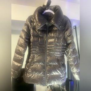 Karl Lagerfeld Jacket / Coat Down, Packable puffer Jacket Color Gray Size small